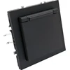 Tope Lighting Juodas kištukinis lizdas su dangteliu IP44 "BORA (su įžeminimu, be rėmelio)