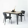 Bond Artisan Oak pietų stalas, antracitas, 120 cm