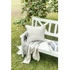 Pledas su kutais, pilka WF, 150x200, 100% linas