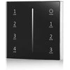 Belaidis lietimui jautrus 4 zonų šviesos intensyvumo reguliatorius - siūstuvas RF 2,4GHz juodas