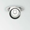 Ideal Lux 30W recessed lamp NOVA, 3000K, chrome