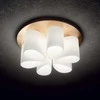 Lubinis šviestuvas Ideal Lux Ceiling lamp with 6 lights DAISY, E27, amber color