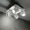 Lubinis šviestuvas Ideal Lux Ceiling lamp with 4 lights MOUSE, GU10, chrome