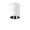 Lubinis šviestuvas Ideal Lux 15W ceiling lamp with 1 light NITRO, 3000K, juodas