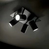 Lubinis šviestuvas Ideal Lux Ceiling lamp with 4 lights SPOT, GU10, juodas