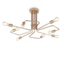 Lubinis šviestuvas Ideal Lux Wall lamp with 2 lights TRIUMPH, E27, copper