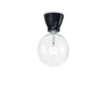 Lubinis šviestuvas Ideal Lux Wall lamp with 1 light WINERY, E27, juodas
