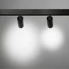 Pakabinamas šviestuvas Ideal Lux 10W LED akcentinis šviestuvas į magnetinę sistemą EGO, juodas, 3000K, 48V, 330730