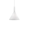 Pakabinamas šviestuvas Ideal Lux Suspended lamp with 1 light COCKTAIL, E14, baltas