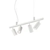 Pakabinamas šviestuvas Ideal Lux Suspended lamp with 1 light A-LINE, GU10, baltas