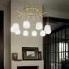Pakabinamas šviestuvas Ideal Lux Suspended lamp with 10 lights KAROUSEL, G9, brass