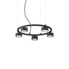 Pakabinamas šviestuvas Ideal Lux Suspended lamp with 4 lights MINOR, GX53, juodas