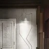 Pakabinamas šviestuvas Ideal Lux 7,2W wall lamp with 1 light TOY, 3000K, chrome