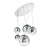 Pakabinamas šviestuvas Ideal Lux Suspended lamp with 5 lights MAPA, E27, amber color