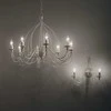 Sieninis šviestuvas Ideal Lux Wall lamp with 2 lights CORTE, E14, baltas