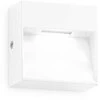 Sieninis šviestuvas Ideal Lux 1,5W LED sieninis fasado šviestuvas DEDRA, baltas, 3000K, IP65, 328638