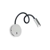 Sieninis šviestuvas Ideal Lux 3W wall lamp with 1 light FOCUS-1, 3000K, baltas