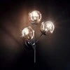 Sieninis šviestuvas Ideal Lux Wall lamp with 3 lights KEPLER, E27, nickel