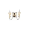 Sieninis šviestuvas Ideal Lux Wall lamp with 2 lights STRAUSS, E14, auksinis color
