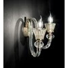 Sieninis šviestuvas Ideal Lux Wall lamp with 2 lights STRAUSS, E14, auksinis color