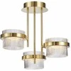 Pakabinamas šviestuvas Italux Lubinis šviestuvas Tiara PND-77362-3-24W-GD