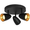 Italux Lubinis šviestuvas Tino SPL-36748-3R-BK-GD
