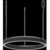 Italux 60W LED pakabinamas šviestuvas BRASCO UP DOWN, juodas, 3000/4000K, dimeriuojamas