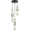 Italux Pakabinamas šviestuvas Bruni PND-27372-3A-57W-BK
