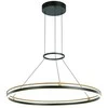 Italux Pakabinamas šviestuvas Merlot PND-54638R-28W-3K-BK-GD