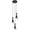 Italux Pakabinamas šviestuvas PND-85949-3 BK+GD