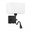 Italux Sieninis šviestuvas WL-1122-2-BL-BM-RC-WH