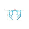 KING Įleidžiamas magnetinis bėgelis, juodas R20-4 1000mm