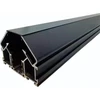 KING Įleidžiamas magnetinis bėgelis, juodas R20-4 1000mm