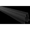 KING Magnetinis bėgelis, berėmis užglaistomas juodas R35-2 2000mm