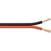 Laidas 2x0.5mm² juodas/raudonas (varinis)