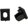 LED profilio VLT-XT-231 galinis dangtelis, spalva: balta, sidabro, antracito, juoda, aukso - Juoda