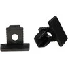 LED profilio VLT-XT-293 galinis dangtelis, spalva: balta, sidabro, antracito, juoda, aukso - Juoda