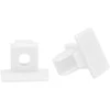 LED profilio VLT-XT-293 galinis dangtelis, spalva: balta, sidabro, antracito, juoda, aukso - Balta