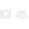 LED profilio VLT-XT-979 galinis dangtelis, spalva: balta, sidabro, juoda - Balta