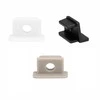 LED profilio VLT-XT-979 galinis dangtelis, spalva: balta, sidabro, juoda - Balta