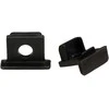 LED profilio VLT-XT-980 galinis dangtelis, spalva: balta, sidabro, juoda - Juoda