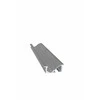 LED profilis VLT-WM-56, 3000mm, spalva: sidabro