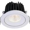 Lubinis šviestuvas FULL Dimeriuojamas Įleidžiamas reguliuojamas LED šviestuvas NOBLE R1038, 15W, 3000K, 24°, garantija 10 metų