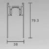 Pakabinamas šviestuvas KING Magnetinis bėgelis paviršinis / pakabinamas baltas S35 3000mm
