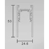 Pakabinamas šviestuvas KING Magnetinis bėgelis paviršinis / pakabinamas baltas S20 2000mm