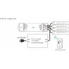 RGBW/RGB/CCT LED juostų valdymo sistemos radiobanginis imtuvas, 12 - 48V, 4x5A