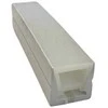 Silikoninis LED profilis 12x12 mm, spalva: balta