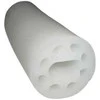 Silikoninis LED profilis D16 mm, spalva: balta