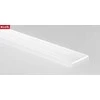 Užglaistomo LED profilio GIZALL-T 2000mm dangtelis pieno spalvos