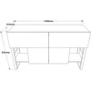 TV staliukas Asir Kalune Design Konsolė ML26-A